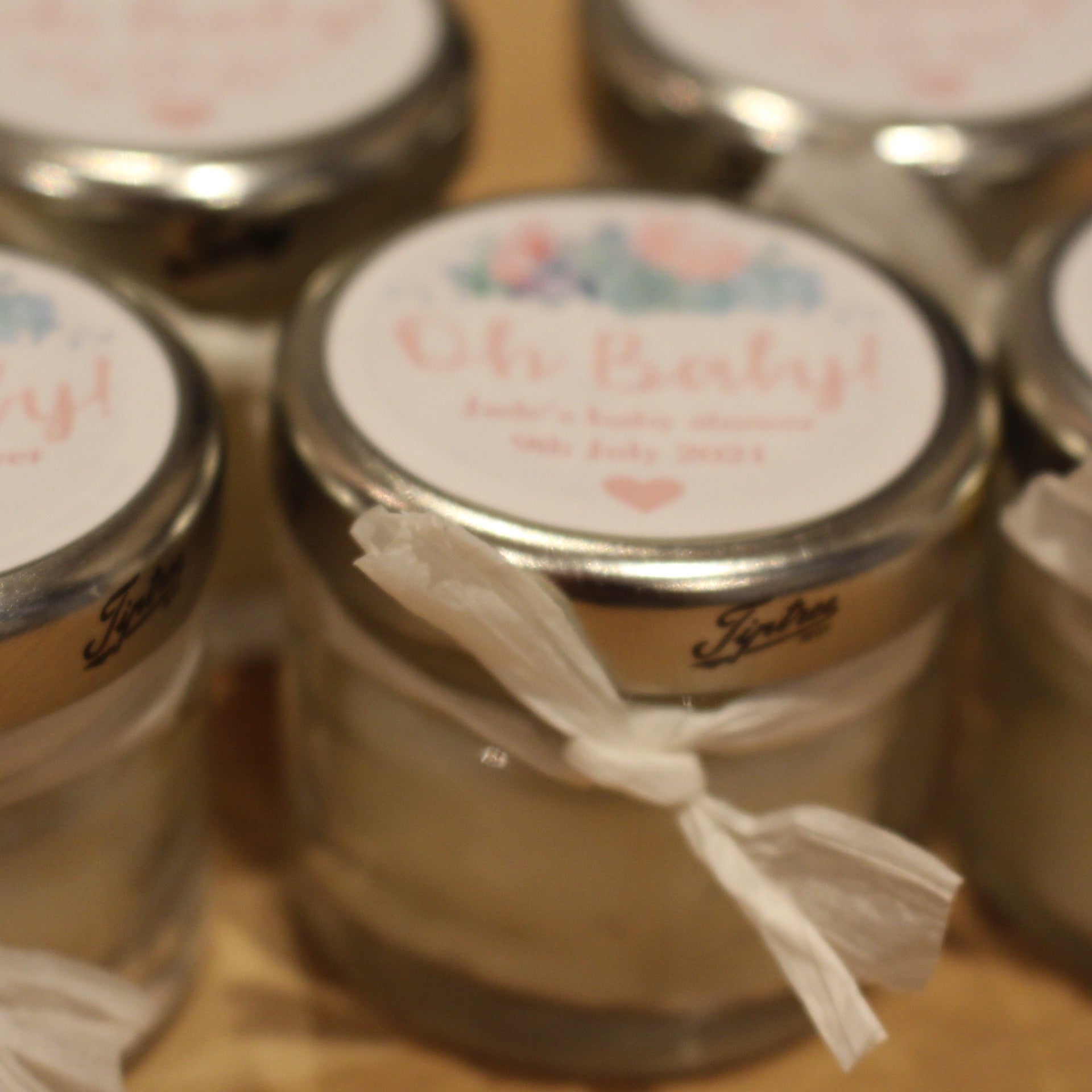 Mason jar sales favors baby shower